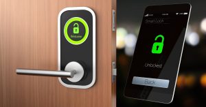 Smart lock limitations with entry doors.