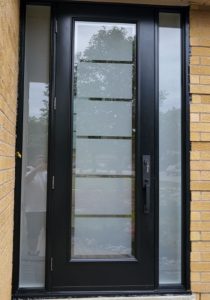 front door with sidelites Woodbridge.