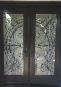 Glass front door Woodbridge.