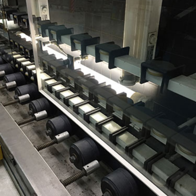 vinyl window parts in factory