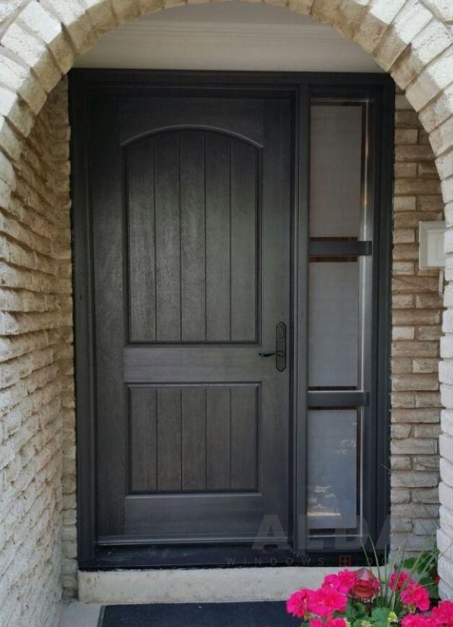 modern black fiberglass entry door for sale Etobicoke