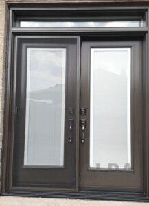 dark brown steel front door Keswick