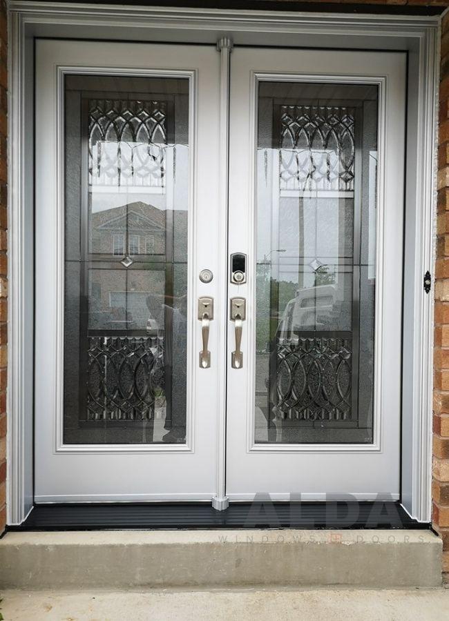 white double steel front door for sale Keswick
