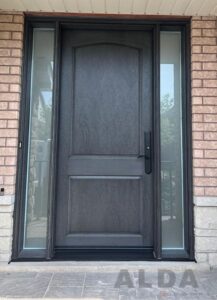 double sidelight fiberglass door
