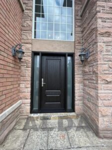 front door double sidelight replacement