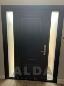 install front door sidelights