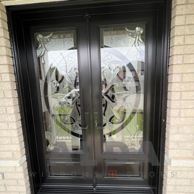 don mills double glass door installation