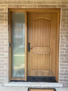 alda brown entry door in vaughan