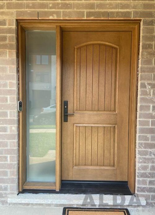 Brown Fiberglass Entry Door In Vaughan
