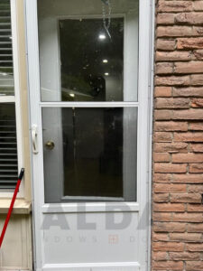 etobicoke white steel door installation 1