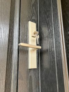 golden handles with fiberglass entry doors in north york