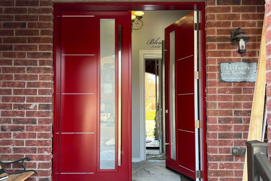 red coloured doors for sale