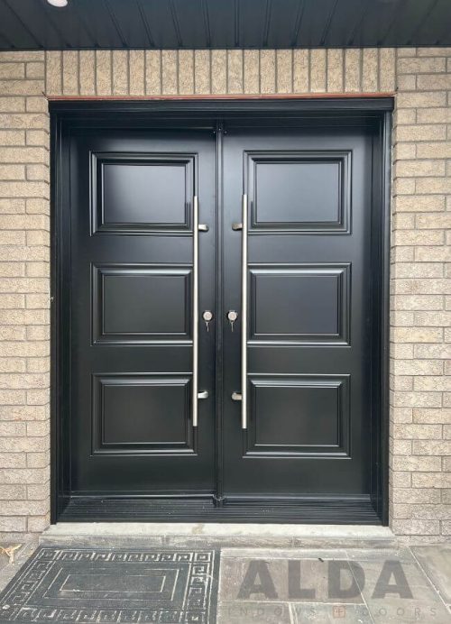 Black front door