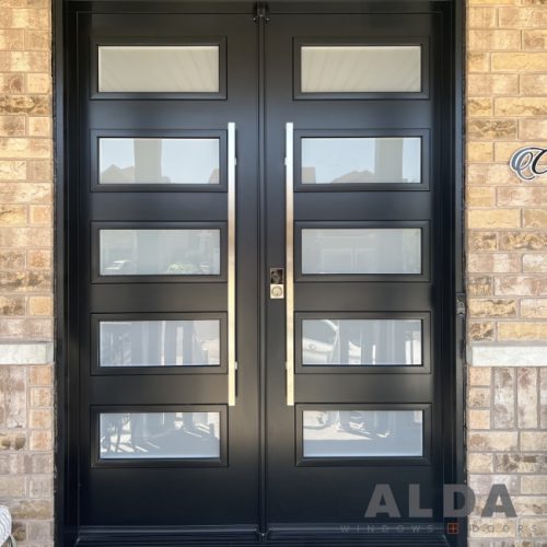 Modern Double Door Installation in Downtown Toronto | ALDA