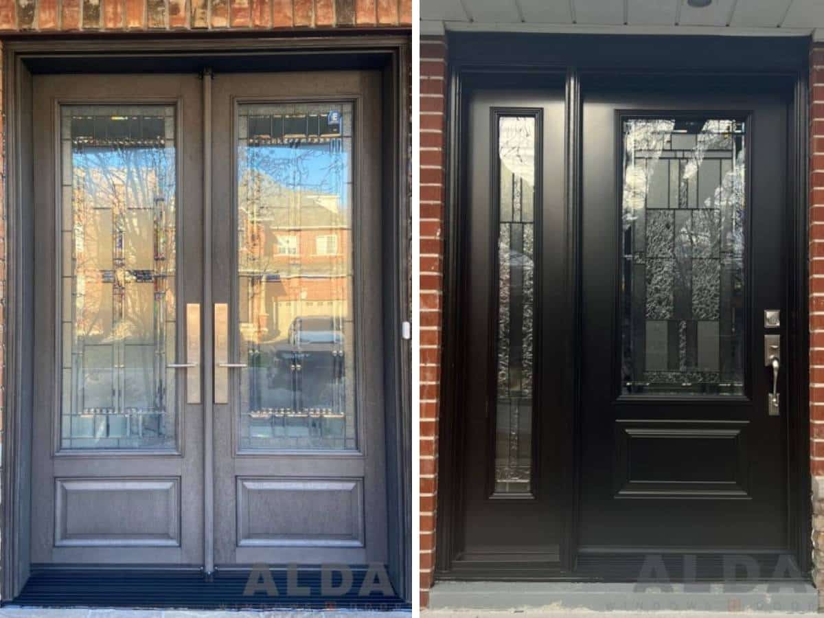 Maximalist exterior doors