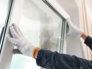 prepare window frame summer
