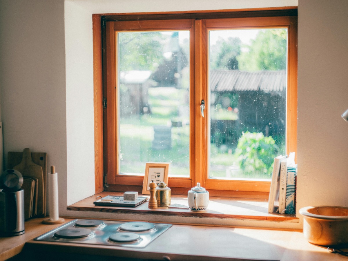toronto house with wooden windows