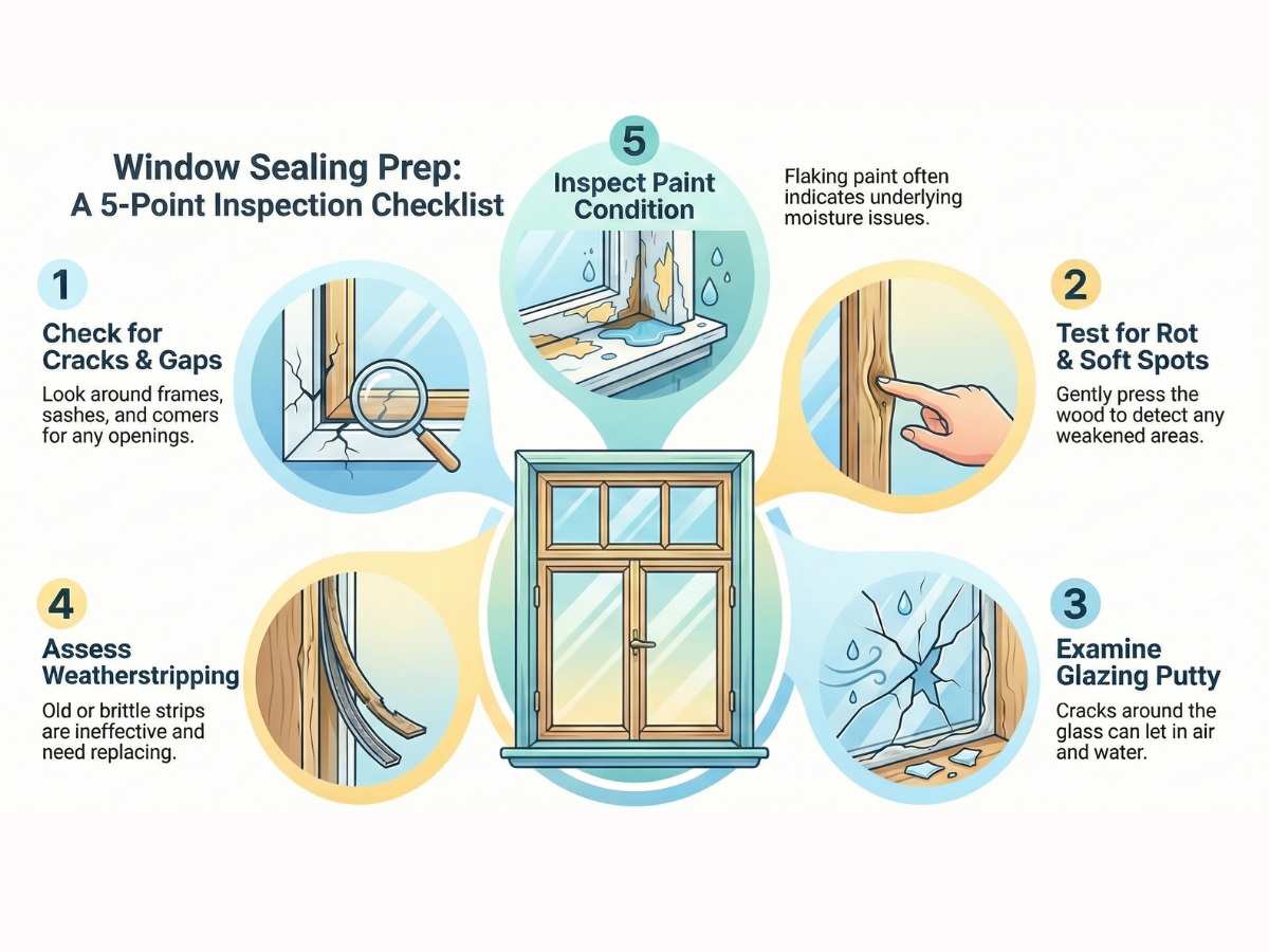 window sealing prep
