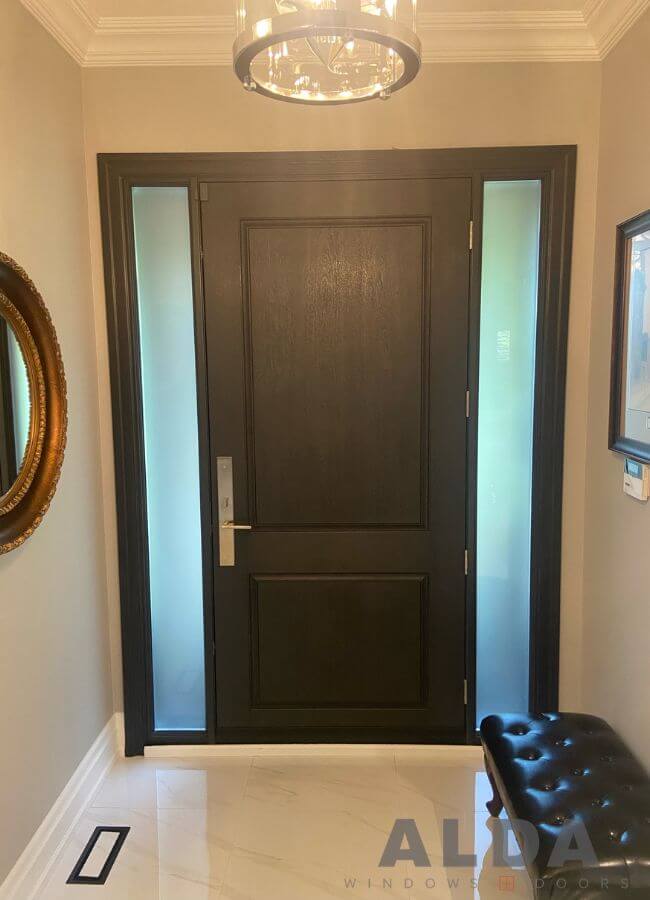 charcoal fiberglass entry door interior side charcoal fiberglass entry door interior side