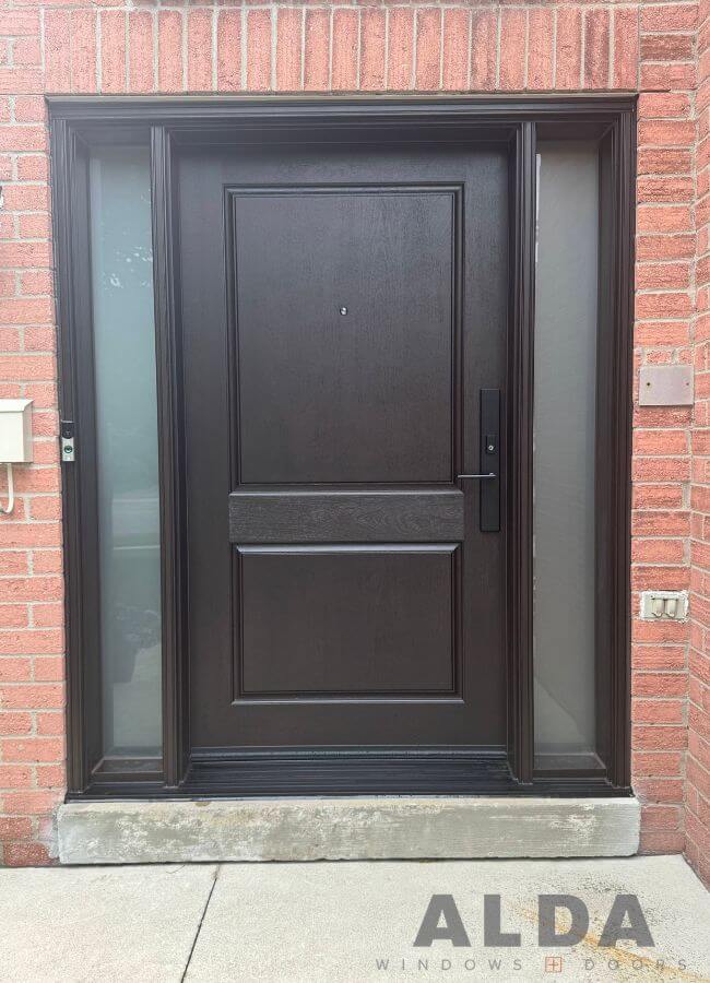 traditional brown fiberglass front door traditional brown fiberglass front door