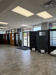 alda windows doors showroom front display area