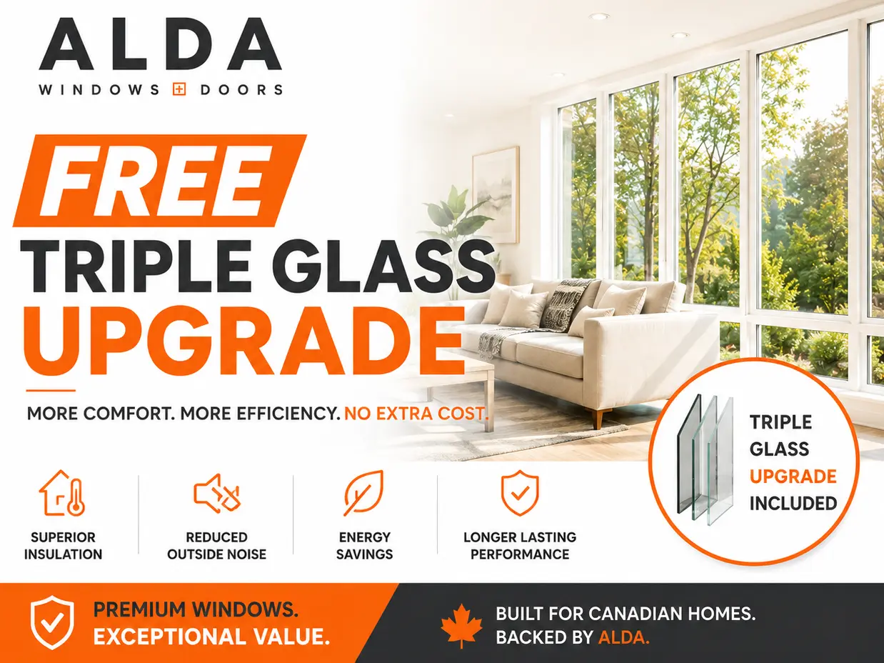 triple glass vinyl upgrade alda