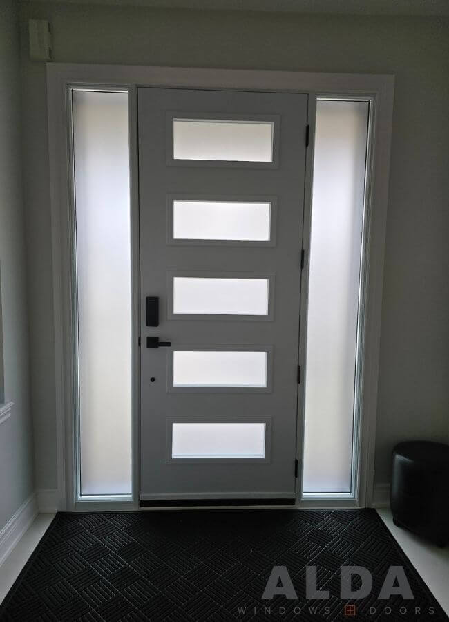 steel front door white interior frosted glass steel front door white interior frosted glass